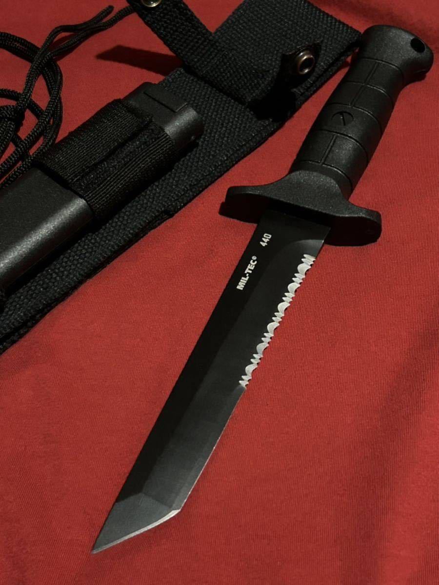 BW KM 0 MIL-TEC コンバット 固定刃ナイフ ドイツ軍 鞘付き ミリタリー 