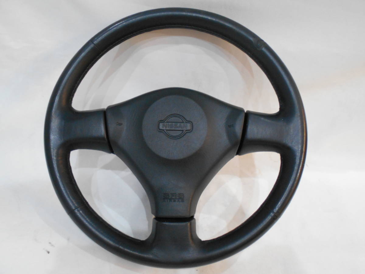 ★日産 スカイライン R34/ER34/ENR34/HR34 純正 レザーステアリング