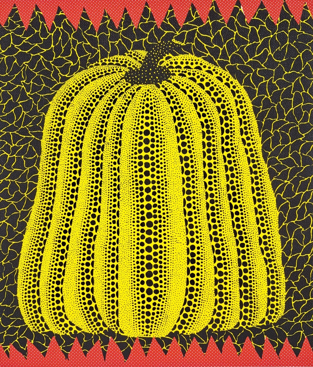 草間彌生版画かぼちゃ直筆サイン送料込み#奈良美智#村上隆 【模写