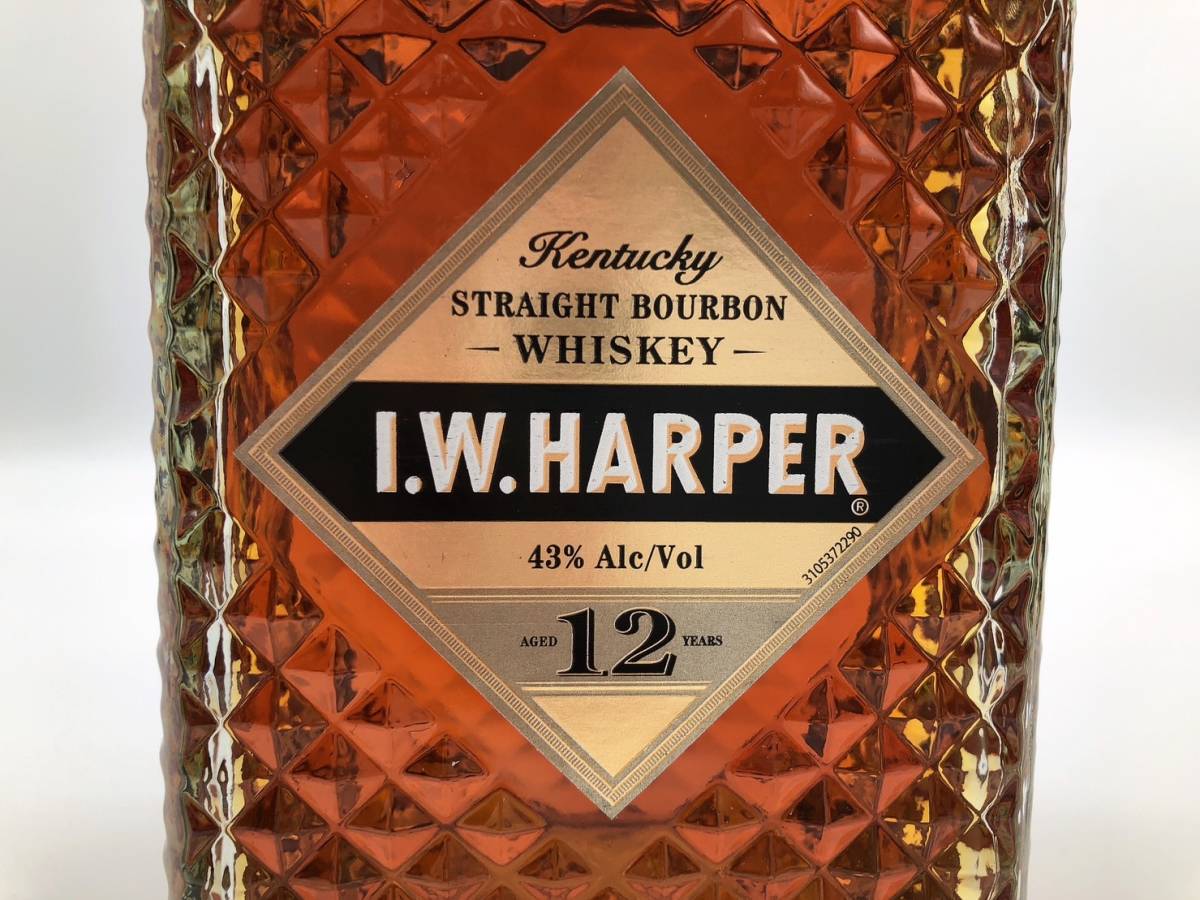 K393 未開栓 IW ハーパー 12年 バーボン IW HARPER STRAIGHT BOURBON