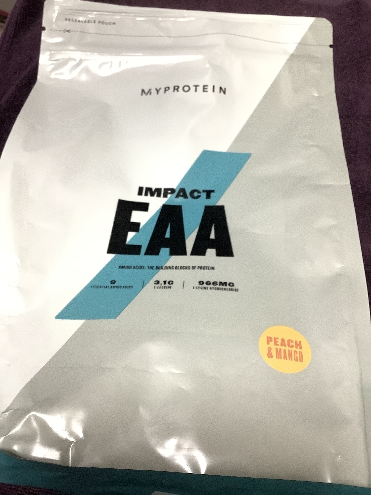 Impact EAA 1kg ピーチ＆マンゴー その①【マイプロテイン】【新品未使用】