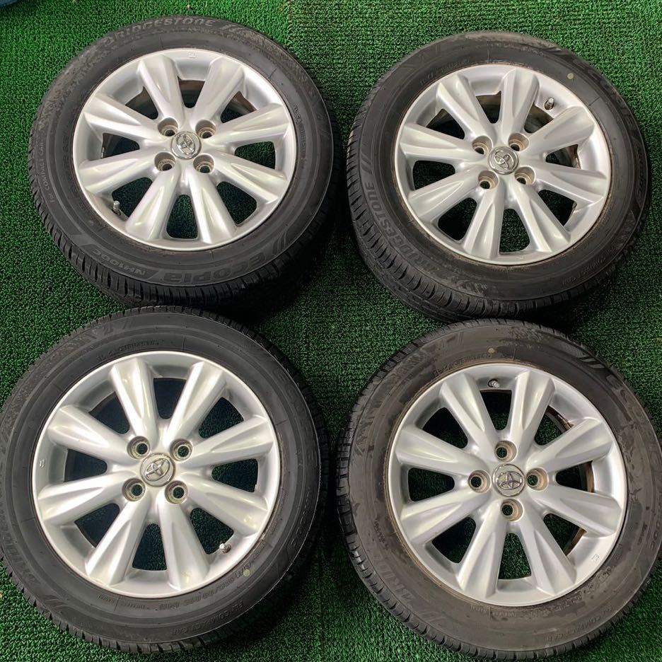 AC515-306 TOYOTA ブリヂストン ECOPIA NH100C バリ山 185/60R15 84H  