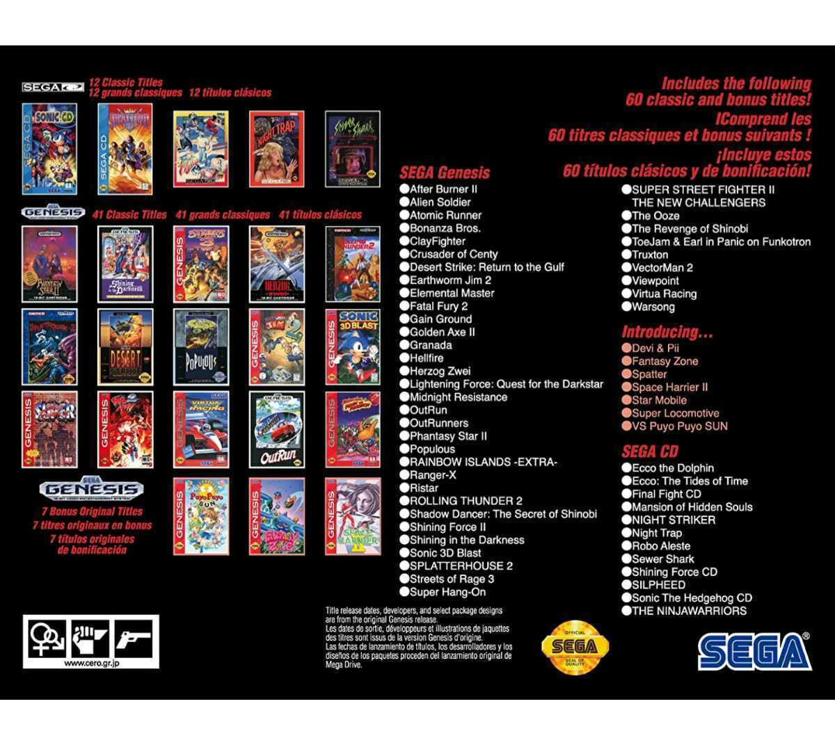 セガジェネシスミニ2（未開封） ☆新品未開封 SEGA Genesis Mini 2 (セガ ジェネシス ミニ 2) メガ