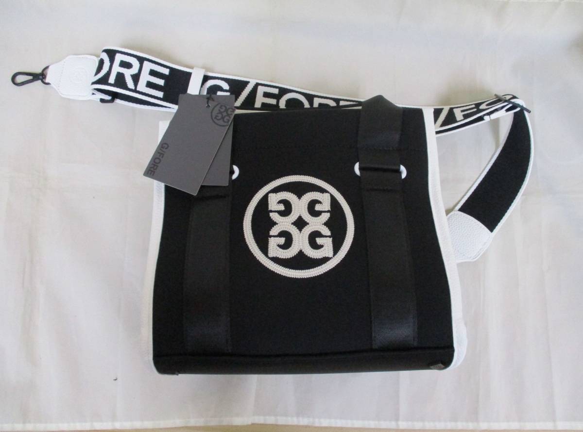 【新品・即決】 G/FORE ジーフォア 黒 ブラック トートバッグ ラウンドバッグ ゴルフ カジュアル 男女兼用 バック アウトレット