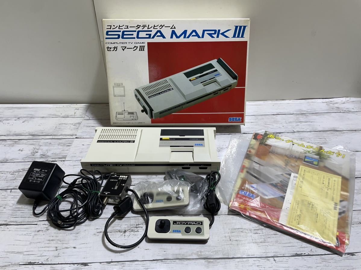 23D06-33：SEGA MARKⅢ セガ マーク3 本体 コンピュータテレビゲーム 