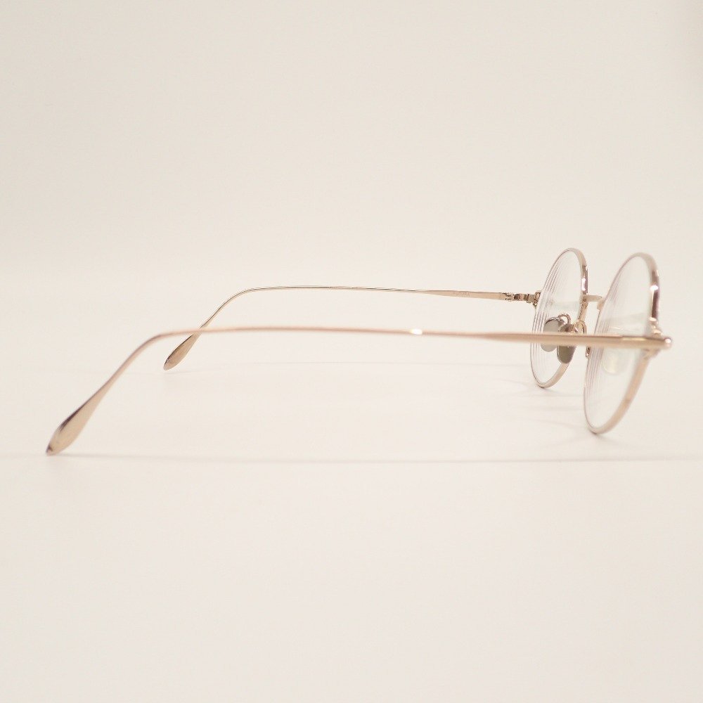美品】MASUNAGA 増永眼鏡 FUTURA 度入りレンズ ラウンドシェイプ 