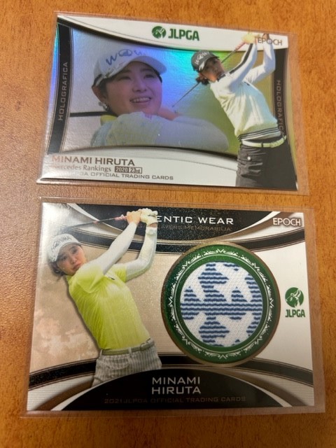 EPOCH 2021年 JLPGA 日本女子プロ協会公式トレカ PM-21 蛭田みな美プロ 