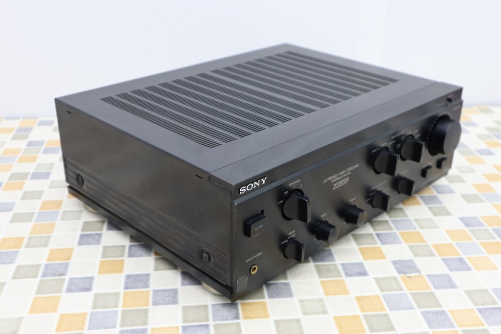 ▲ |プリメインアンプ プリアンプ|SONY ソニー TA-F222ESR ブラック|オーディオ 機器 音響 機器 1989年 ジャンク 現状販売■N7222 プリメインアンプ SONY ソニー @59866 TA-1120A 現状品
