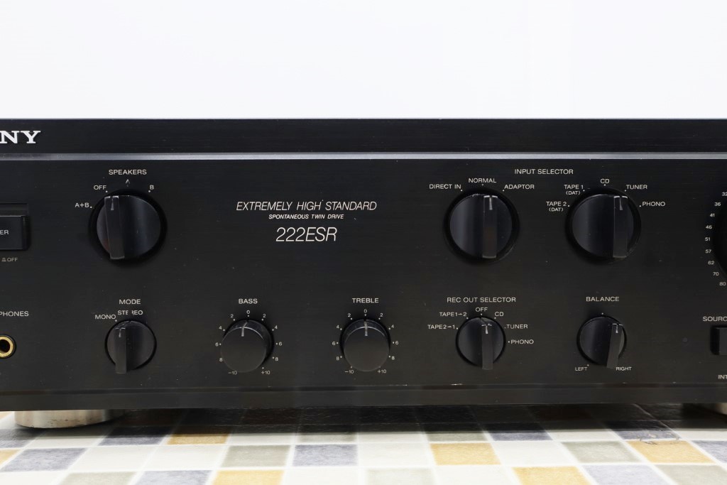 ▲ |プリメインアンプ プリアンプ|SONY ソニー TA-F222ESR ブラック|オーディオ 機器 音響 機器 1989年 ジャンク 現状販売■N7222 プリメインアンプ SONY ソニー @59866 TA-1120A 現状品