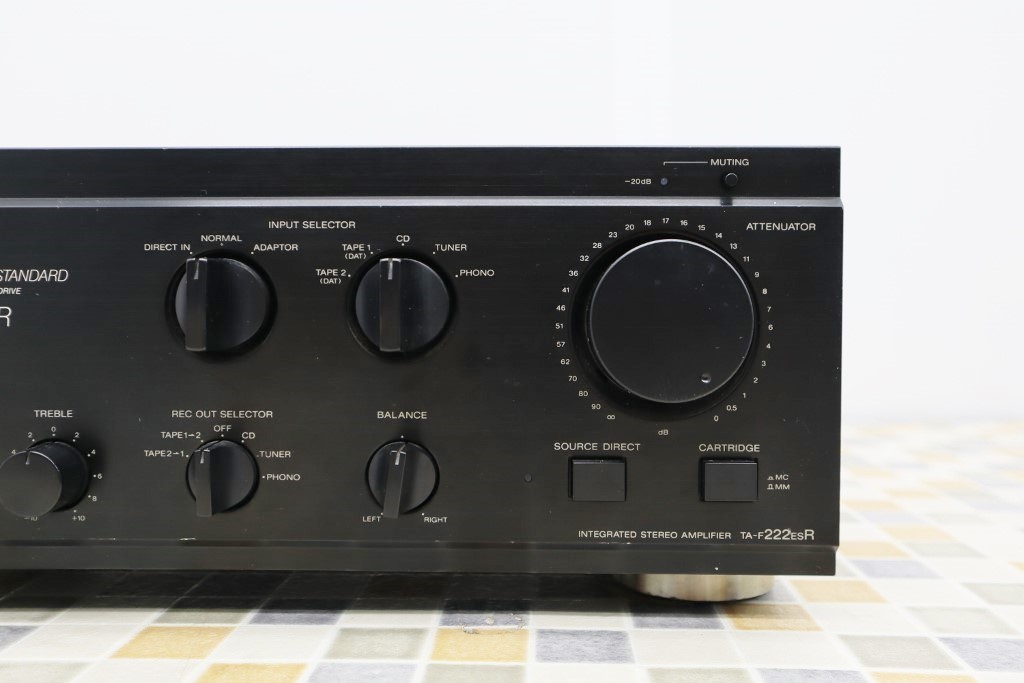 ▲ |プリメインアンプ プリアンプ|SONY ソニー TA-F222ESR ブラック|オーディオ 機器 音響 機器 1989年 ジャンク 現状販売■N7222 プリメインアンプ SONY ソニー @59866 TA-1120A 現状品