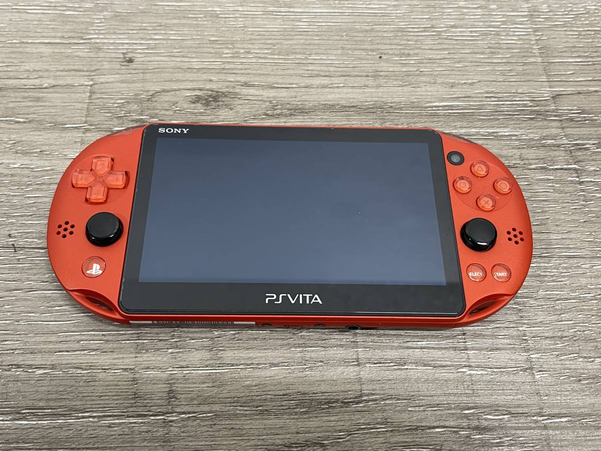 ☆本体極美品☆PlayStationVITA PCH-2000 メタリックレッド PSVITA PS