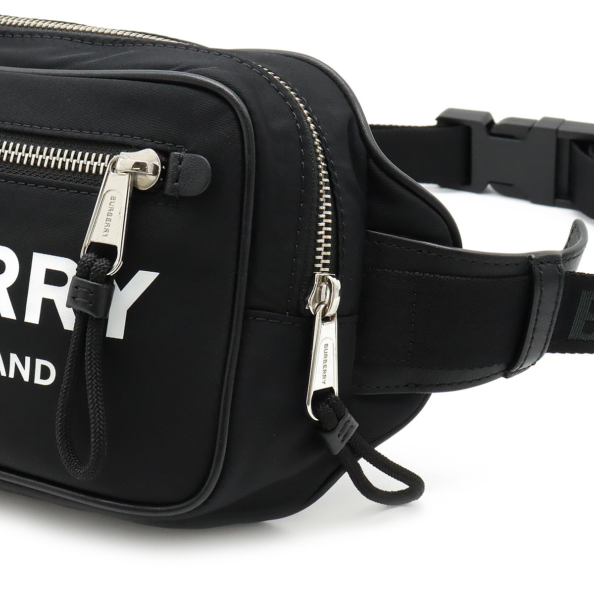BURBERRY バーバリーロゴプリントナイロン ボディバッグ ウエストポーチ BURBERRY バーバリー ロゴプリント ボディバッグ ウエストバッグ
