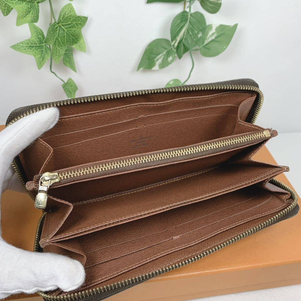 1円 1円 LOUIS VUITTON ルイヴィトン M60017 モノグラム ジッピー 