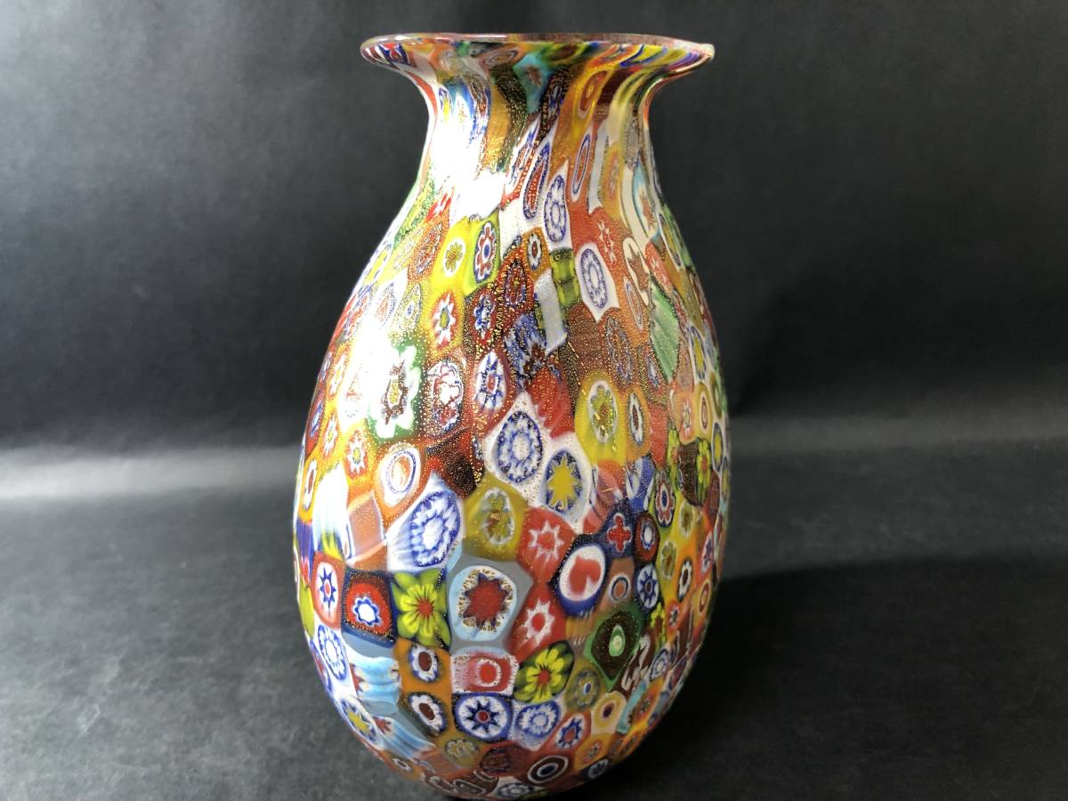 ムラーノ ミルフィオリ murano millefiori 花瓶 【公式通販】