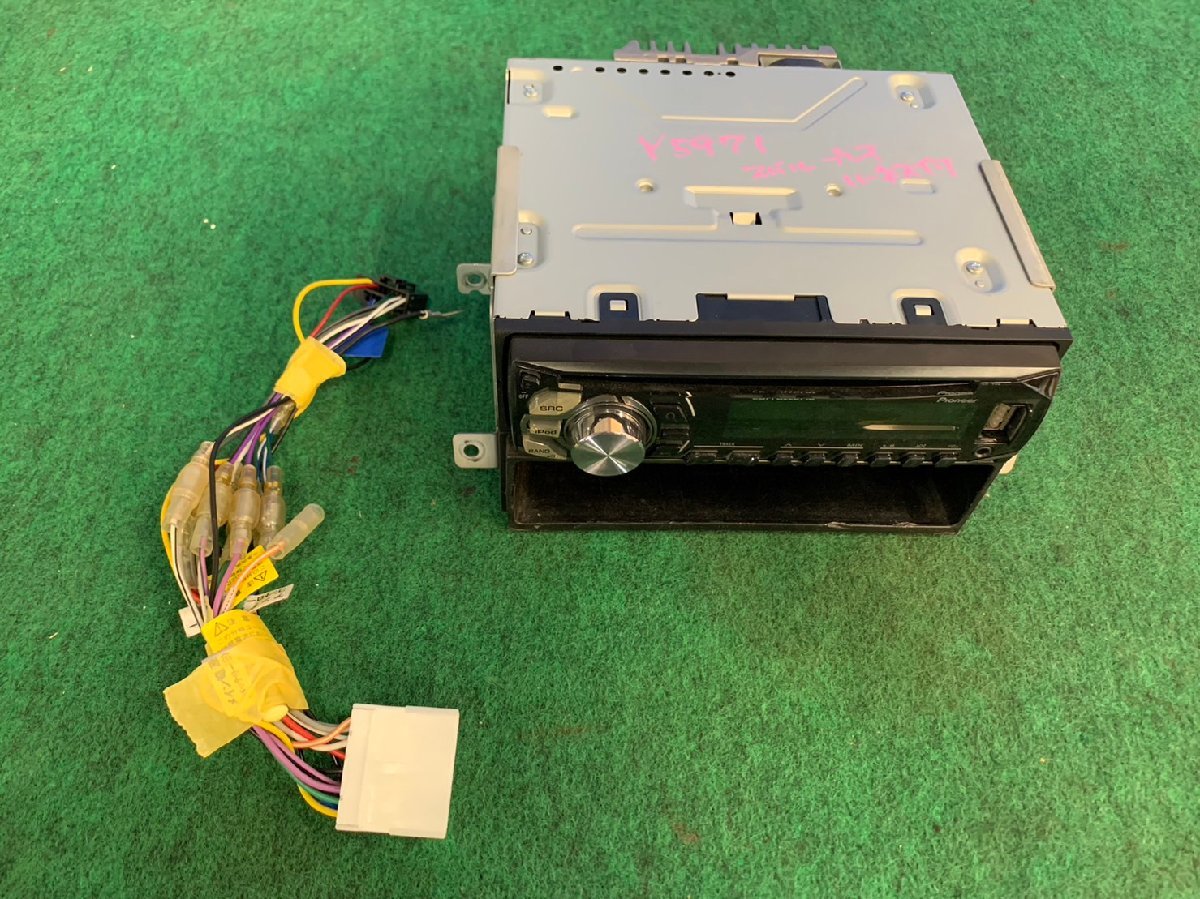 プレオ RA1からの取り外し カロッツエリア社外オーディオ ハーネス付