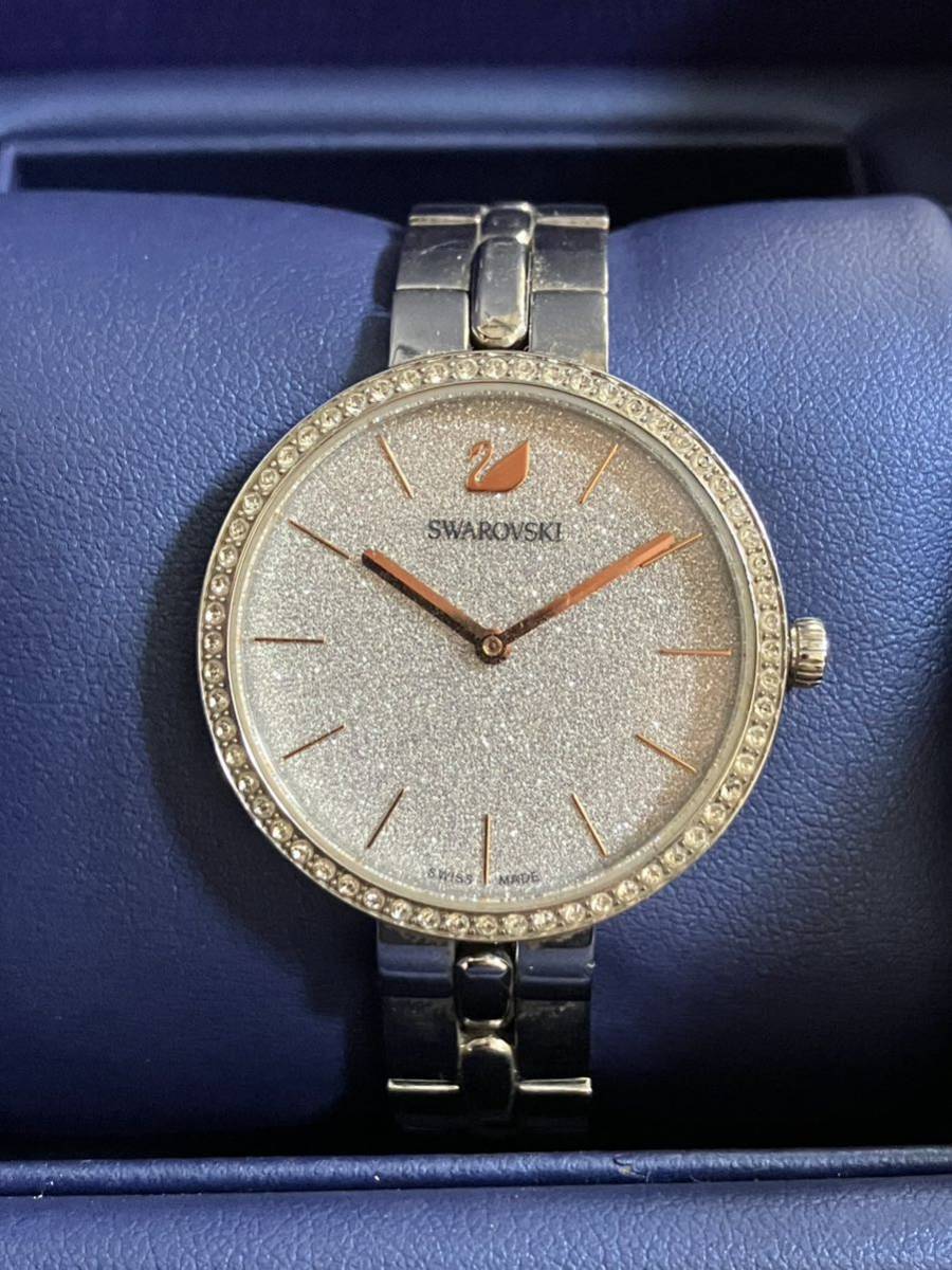 ○スワロフスキー SWAROVSKI 腕時計 COSMOPOLITAN CNS クォーツ 《稼働  