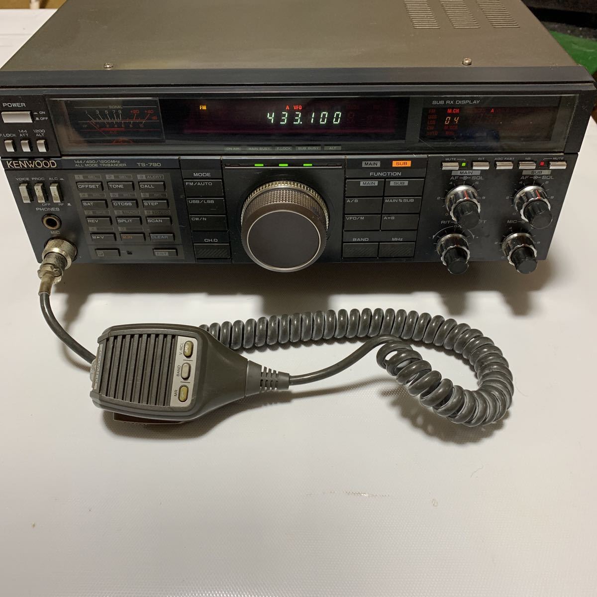 KENWOOD TS-790Sアマチュア無線機マイク付き。(アマチュア無線)｜売買