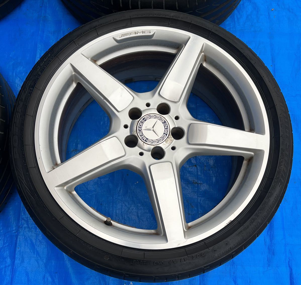メルセデスベンツ AMG 純正19インチ タイヤホイール4本セット PCD 5H 