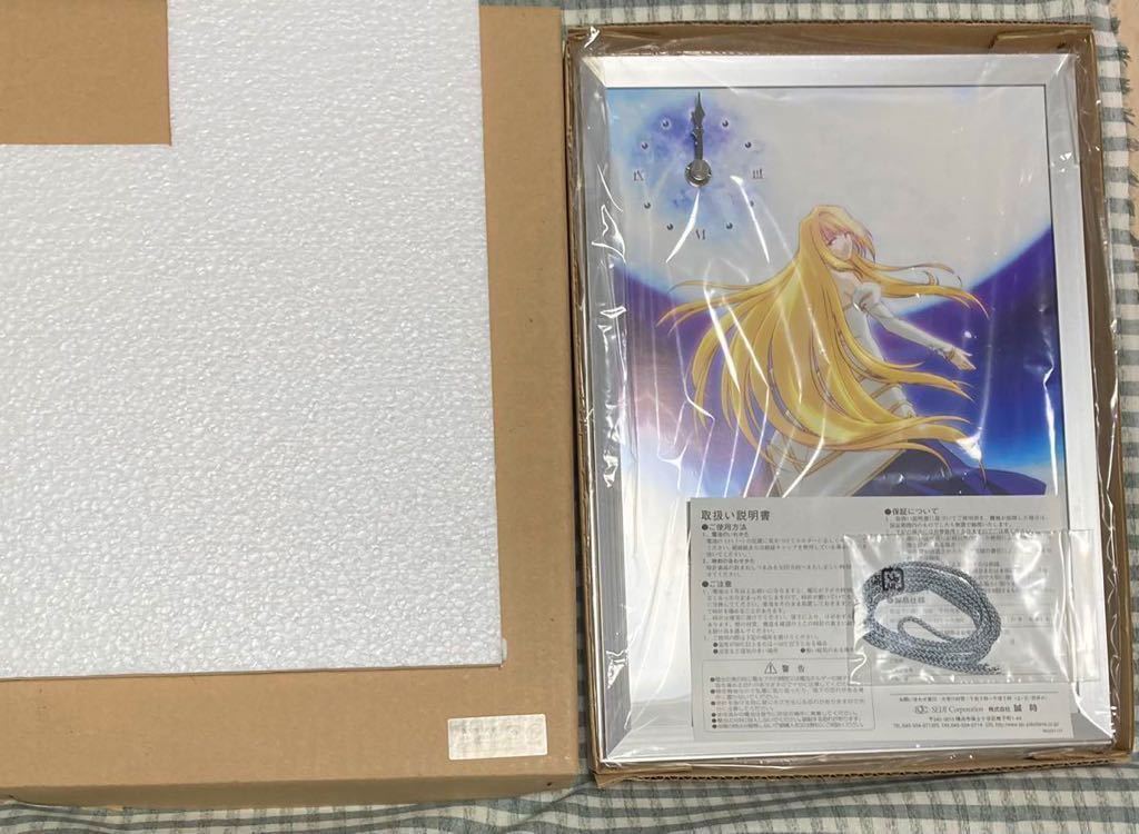 真月譚月姫TYPE-MOON公式品姫アルクェイドパネルクロックイラスト時計 