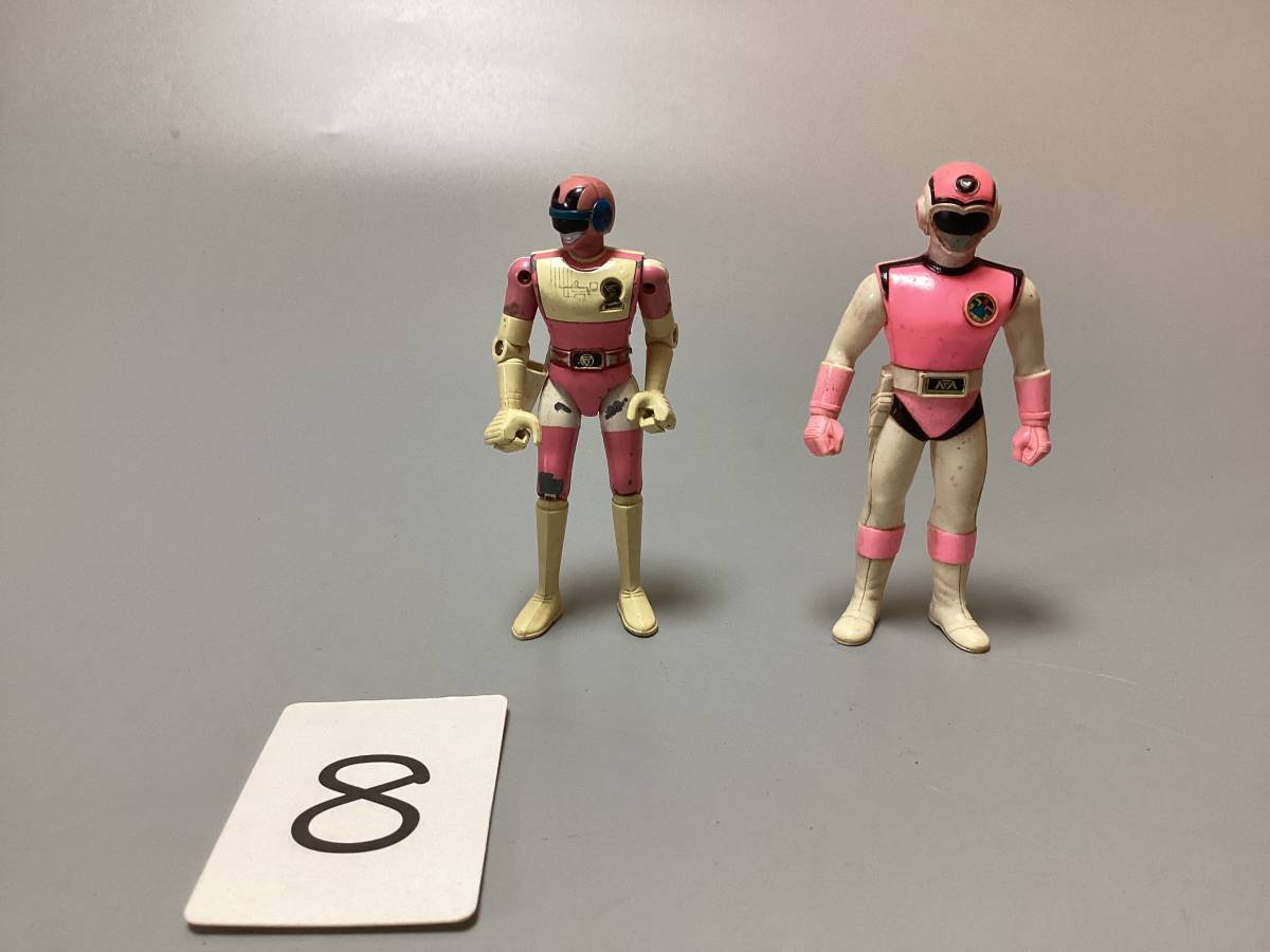 8 バンダイ 超電子 バイオマン バイオピンク 1984 GC-11 超合金