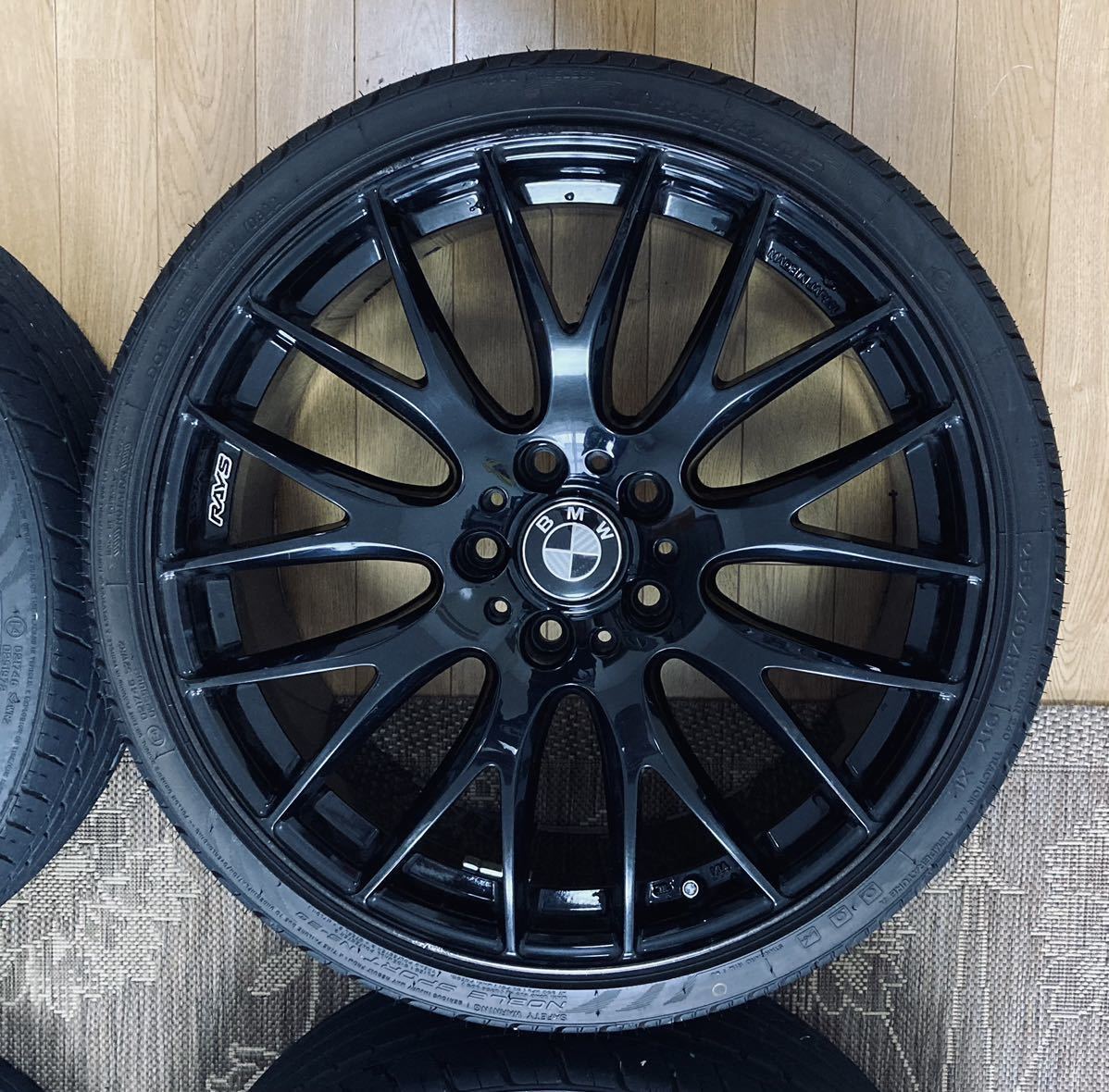 超バリ山 RAYS HOMURA PCD120 人気カラー BMW 3シリーズ Mスポーツ外し 