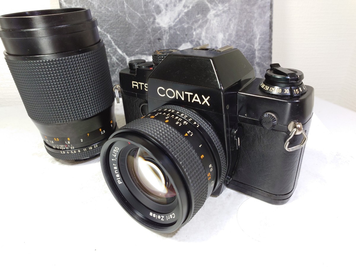 終活】CONTAX RTSⅡ＋Planar50mm f1.4＋Sonnar 135mm f2.8 大口径単