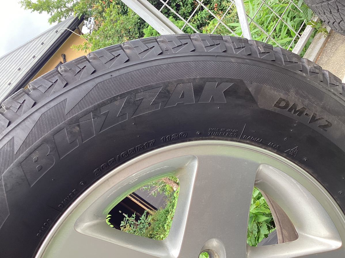 ジープラングラー 純正AW スタッドレス4本SET BSブリザック 245/75R17