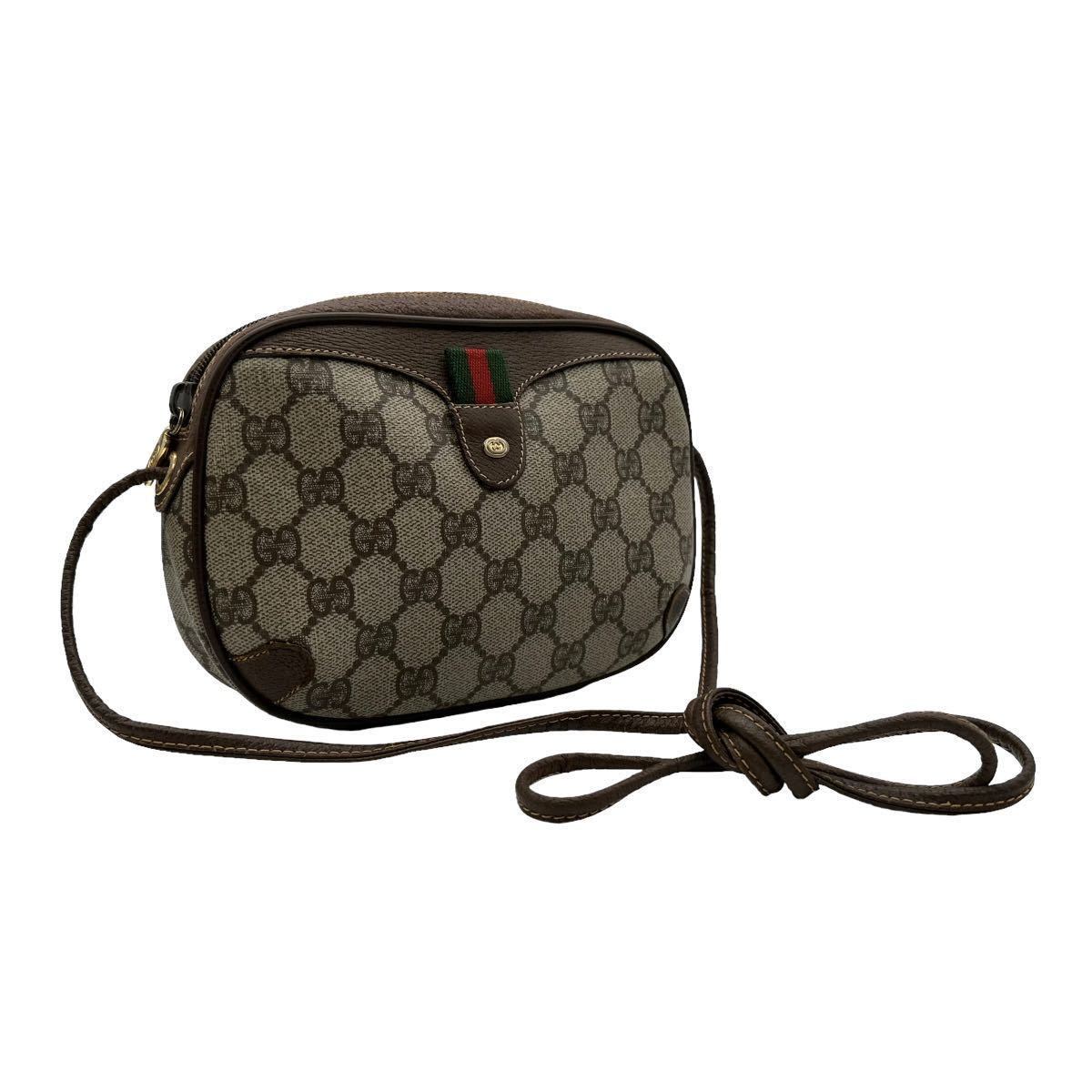 オールドグッチ GUCCI シェリーライン グッチ 極 ショルダーバッグ 