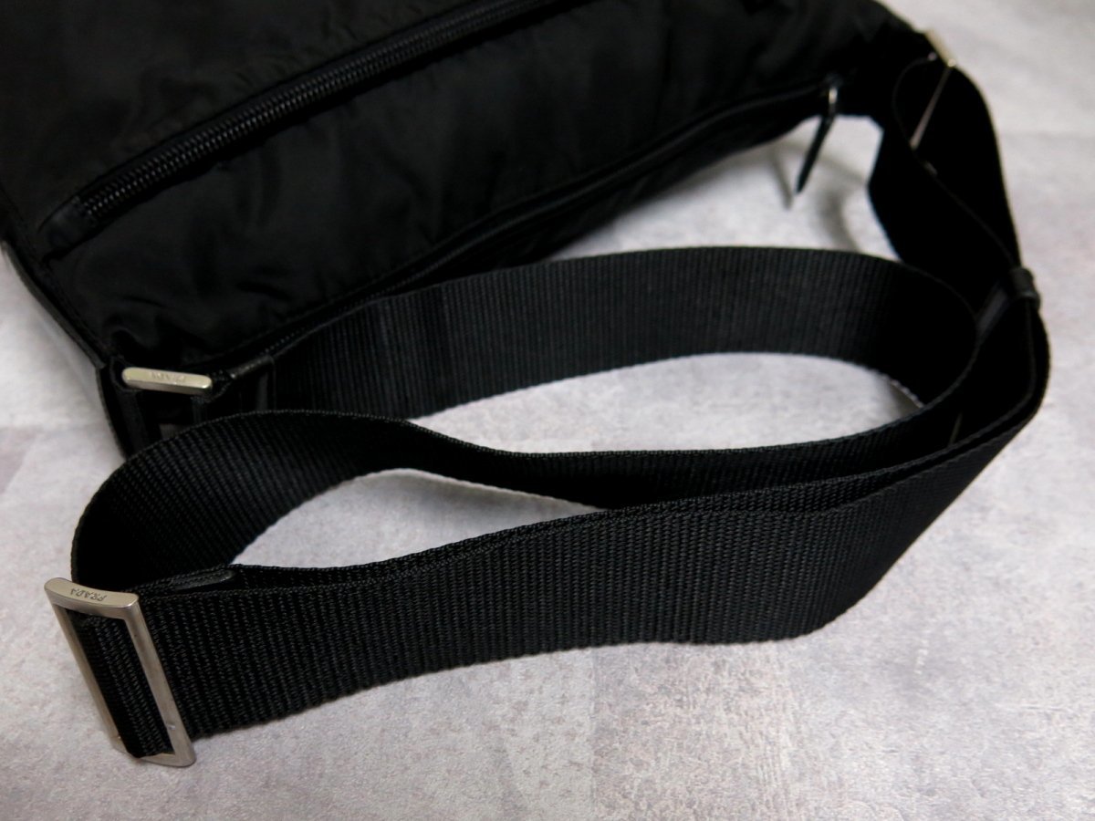 超美品 PRADA プラダ ポコノ ナイロン カーフ レザー 本革リュック