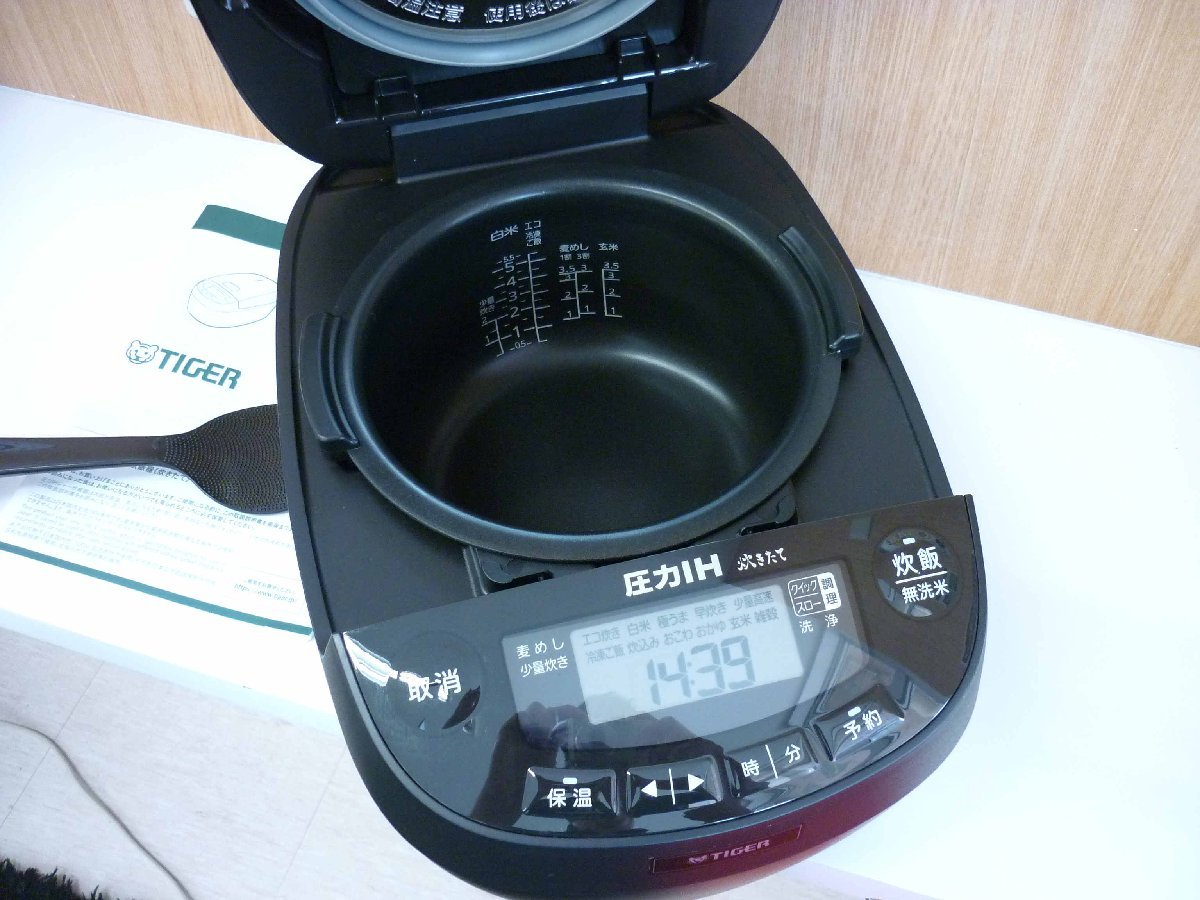 品 タイガー 炊飯器 圧力IHジャー炊飯器 炊きたて JPV-C100 KG クロス 