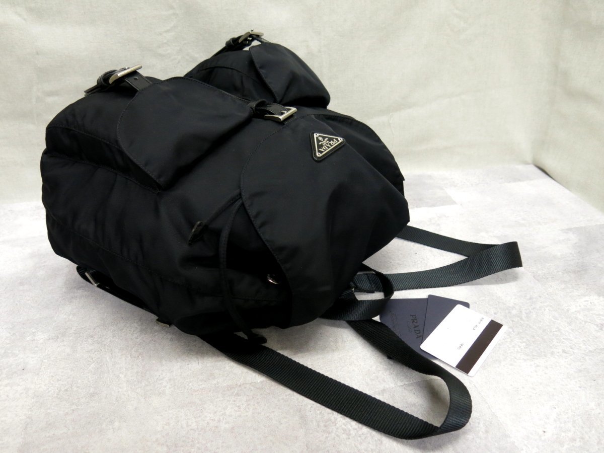 ○超美品○新品同様○PRADA プラダ○ポコノ ナイロン カーフ レザー 本 