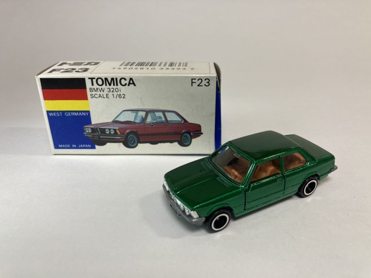トミカ ミニカー No F23 BMW 320 緑 ワイドホイール 箱付きの入札履歴 