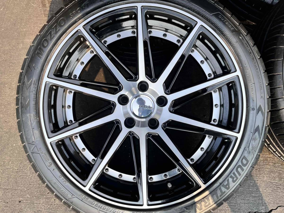 アネーロ クロノスト 8.5J-20インチ ET35 5H-114.3 DURATURN MOZZO 
