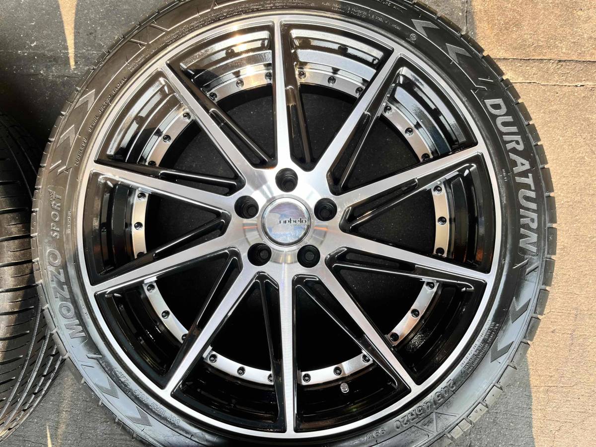 アネーロ クロノスト 8.5J-20インチ ET35 5H-114.3 DURATURN MOZZO 