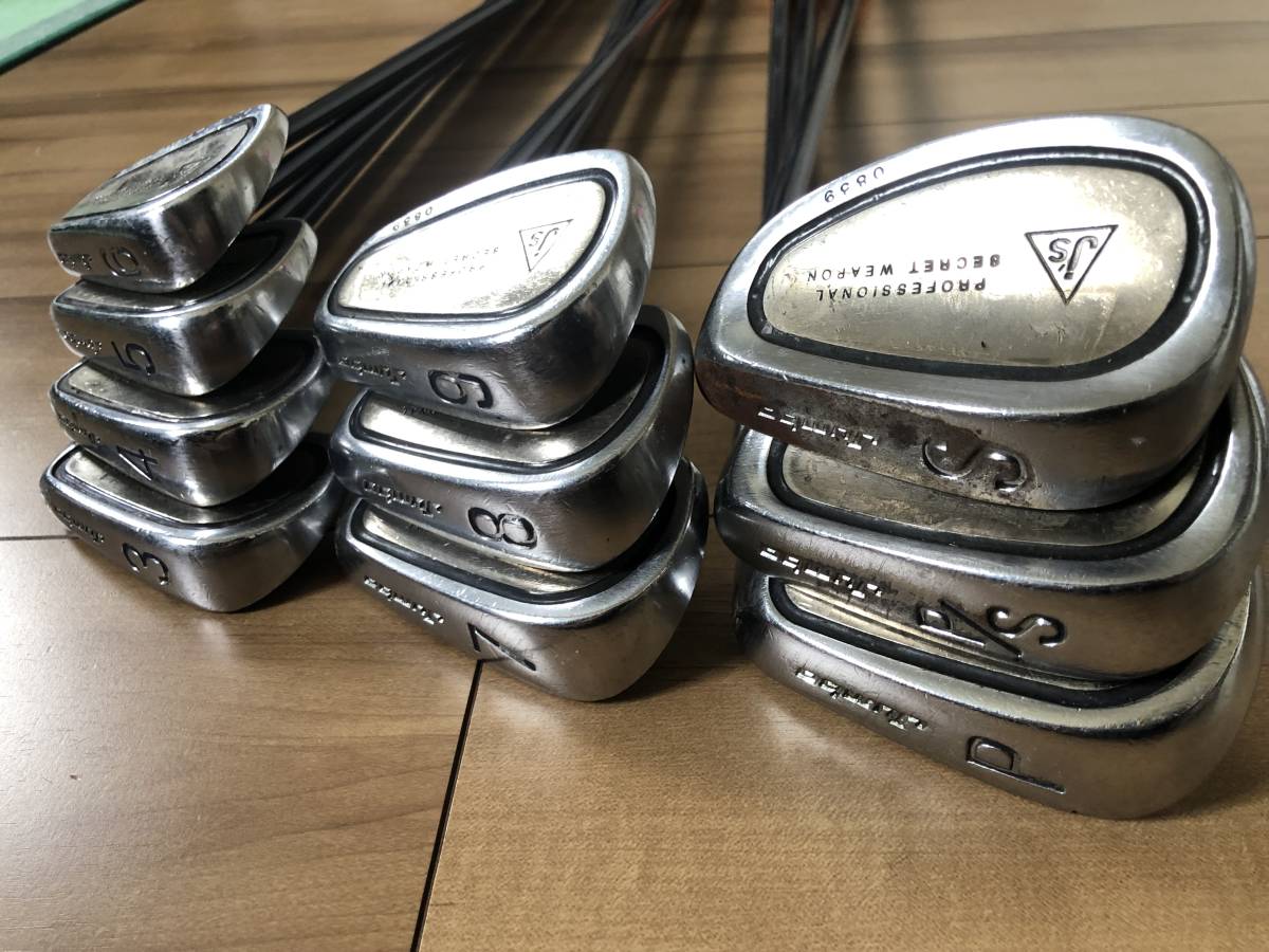 限定　J's チタンマッスル　アイアンセット　10本　HM-80（S） 限定 J's チタンマッスル アイアンセット 10本 HM-80（S） 限定 J's