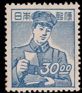 【得価，最新作】 産業図案 すかしなし 30円郵便配達(産業図案切手)｜売買されたオークション情報、yahooの商品情報をアーカイブ公開 - オークファン 産業図案切手