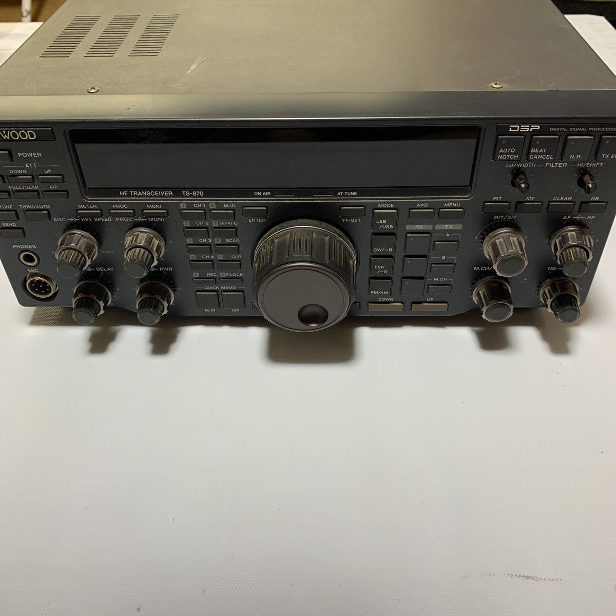 KENWOOD HF トランシーバー TS-850D 動作未確認のためジャンク