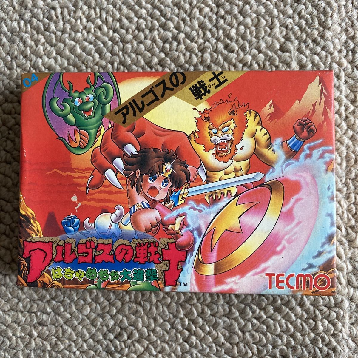 アルゴスの戦士　はちゃめちゃ大進撃 ファミコン 箱説明書