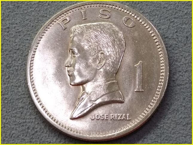 フィリピン 1ペソ 硬貨/1974年 1 PISO/ホセ リサール/旧硬貨/コインの