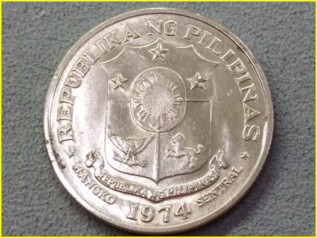 フィリピン 1ペソ 硬貨/1974年 1 PISO/ホセ リサール/旧硬貨/コインの