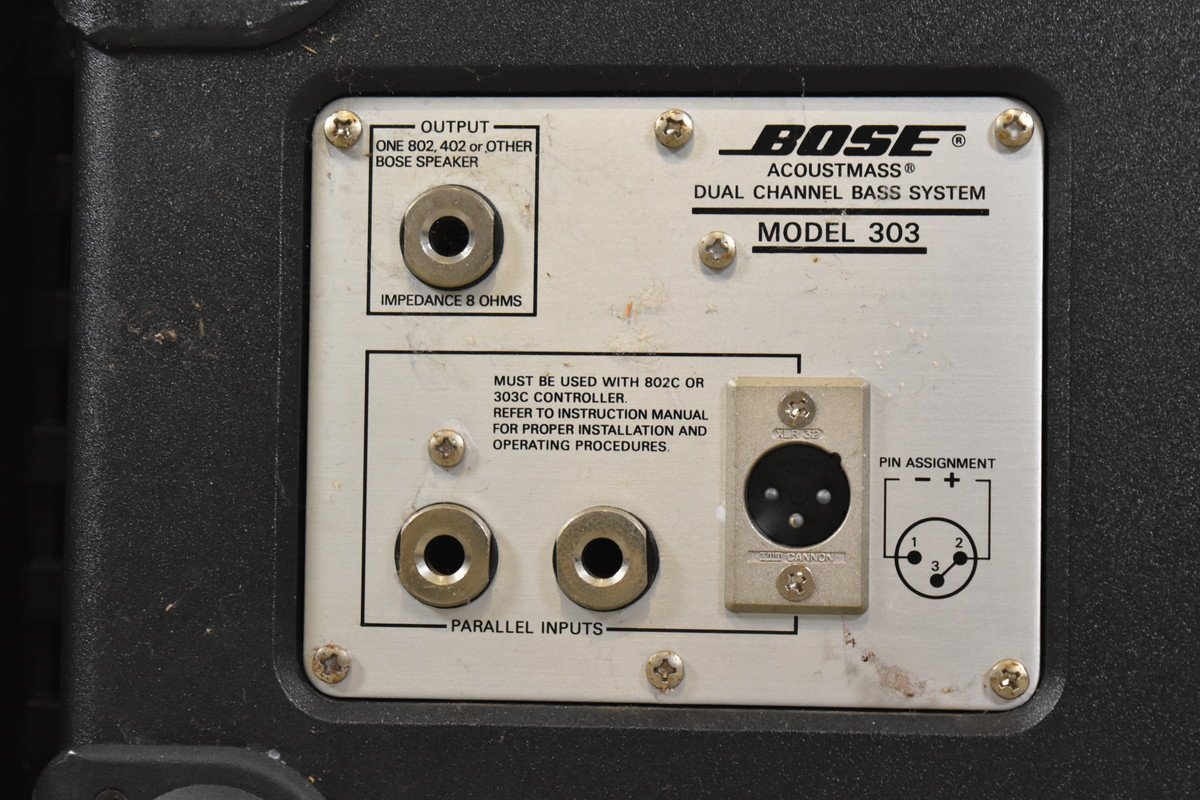BOSE 303 DUAL CHANNEL BASS SYSTEM ウーハー BOSE 303 DUAL CHANNEL BASS SYSTEM ウーハー 【公式通販】