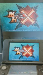 偽トロキャプチャ搭載 3DS LL ブルー ☆純正充電器・USBケーブル  