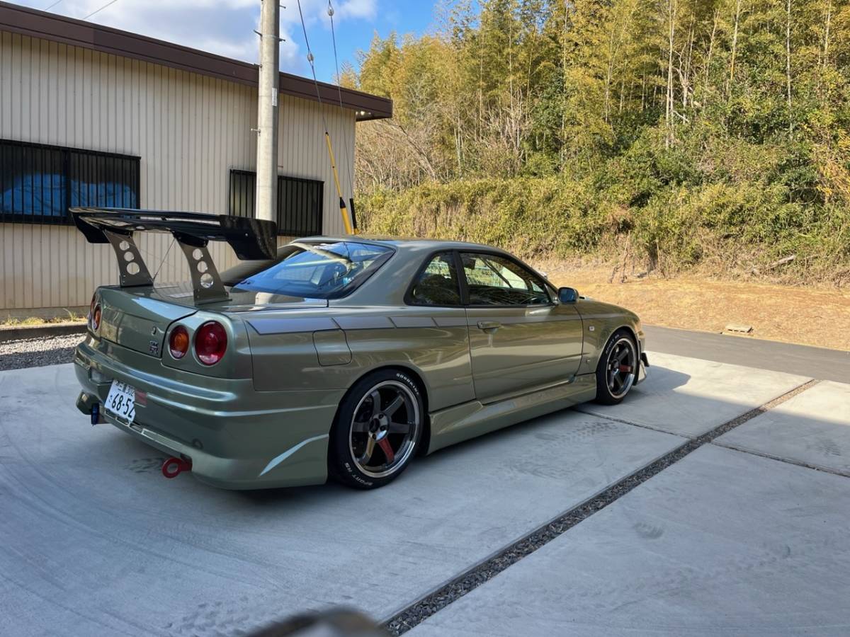 ER34スカイライン！クーペ GTR仕様！BNR34 新品パーツ使用！450馬力程 純正5速！カスタム多数！貿易高値の前期型！(スカイライン)｜売買されたオークション情報、Yahoo!オークション(旧ヤフオク!) の商品情報をアーカイブ公開 - オークファン（aucfan.com） | ER34 クーペ ルーフライニング bnr34 hr34 | ニッサン