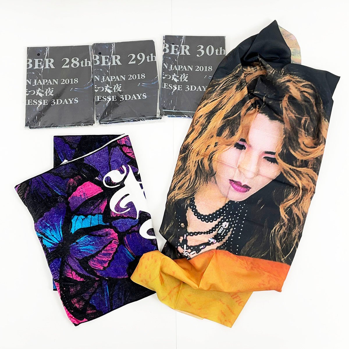 X JAPAN YOSHIKI/Yoshikitty グッズ まとめて 大量セット トートバッグ 