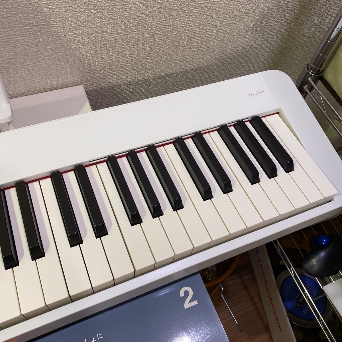 美品】直接引取限定！CASIO PX-S1100 電子ピアノ 2022年製 ホワイト 88 