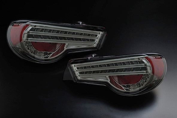 トヨタ 86/スバル BRZ チューブデュアル LEDテールランプ クリア