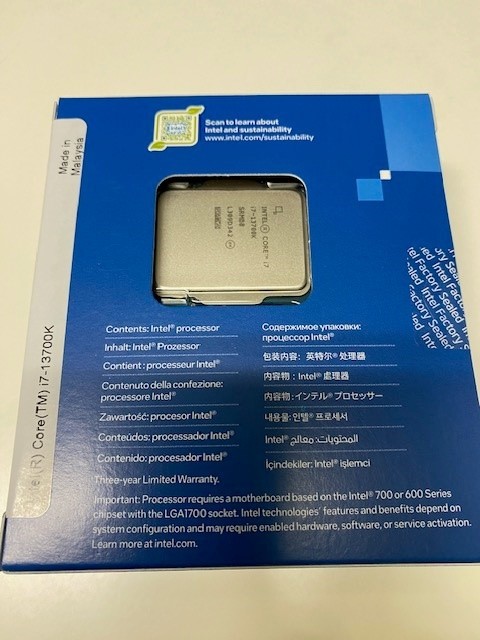 intel Core i7-13700K 第13世代 CPU の入札履歴 - 入札者の順位 intel Core i7-13700K 第13世代 CPU の入札履歴 - 入札者の順位