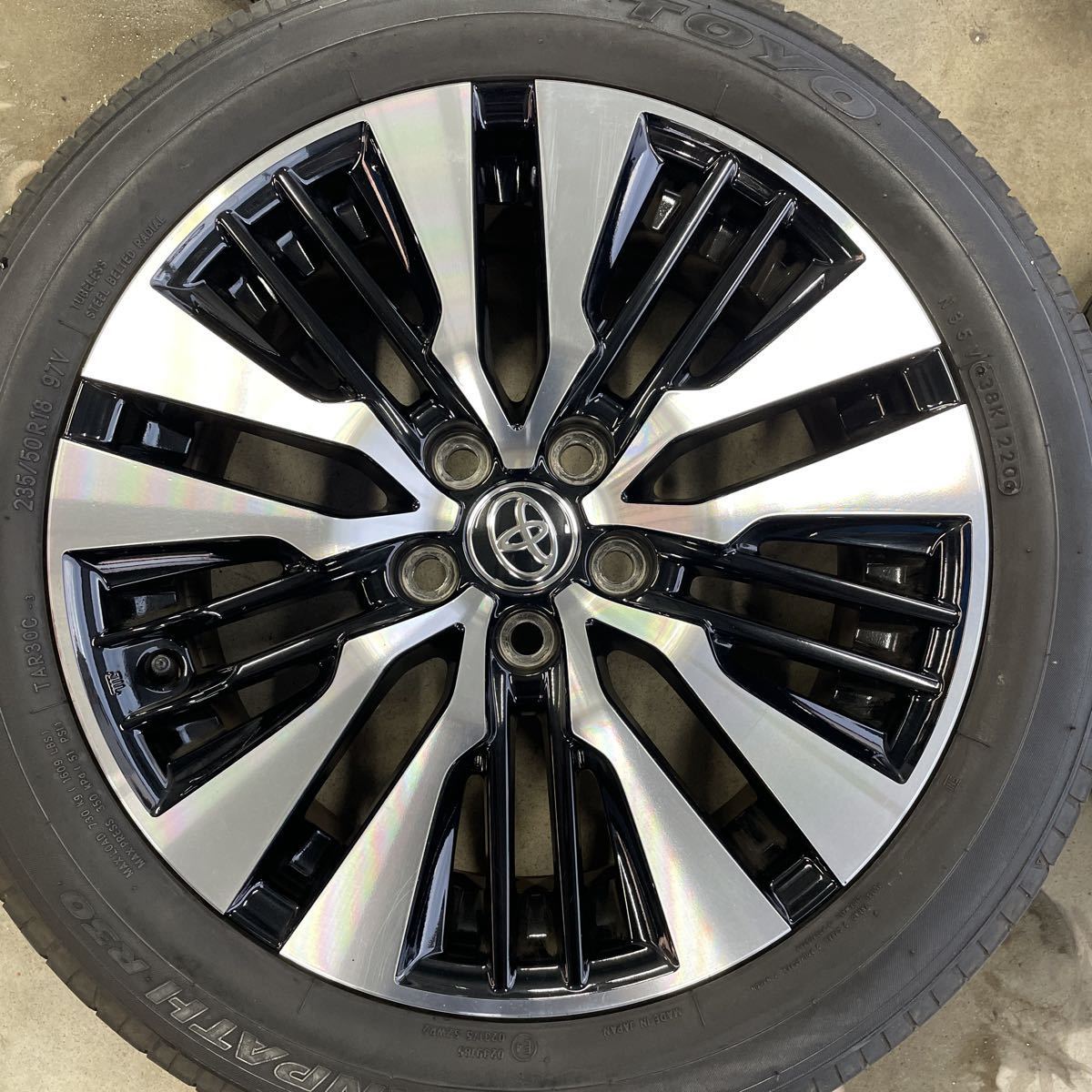 30 アルファード ヴェルファイア 235/50R18 Cパッケージ 純正 ホイール 