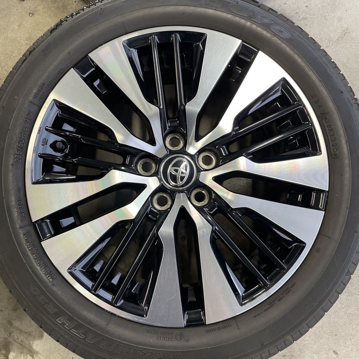 30 アルファード ヴェルファイア 235/50R18 Cパッケージ 純正 ホイール 