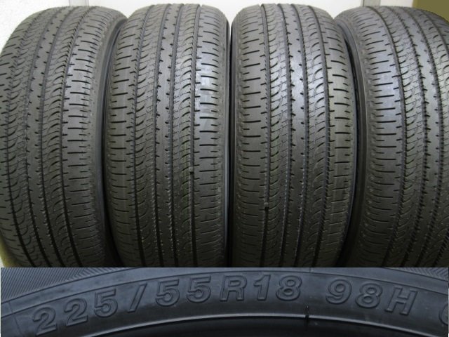 □新車外し□2021年製YOKOHAMA GEOLANDAR SUV G055 225/55R18 4本  
